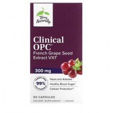 Terry Naturally  法國葡萄籽萃取 300mg*60顆 - Grape Seed Extract VX1® 高吸收/花青素