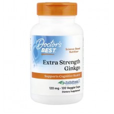  Doctor's Best   強效銀杏萃取  120mg*120顆素食膠囊 - Ginkgo 