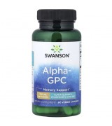   swanson  Alpha GPC L-α-甘油磷酸膽鹼 記憶力 300mg*60顆素食膠囊 支持精神敏銳度