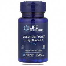 Life Extension   L-麥角硫因  5mg* 30顆素食膠囊 - Essential Youth 對抗衰老