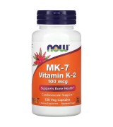 NOW Foods   維生素K-2 MK-7 100 mcg *120顆 甲萘醌-7   MK-7 Vitamin K-2