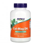 NOW Foods   鈣 + 鎂 *180顆 - Cal-Mag DK  含: 素 D3  K-2