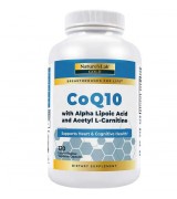 Nature's Lab CoQ10+硫辛酸+ 乙酰左旋肉鹼鹽酸鹽 *120顆素食膠囊 - Alpha Lipoic Acid + Acetyl L-Carnitine HCl