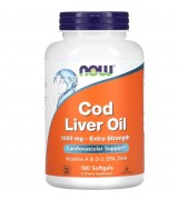 NOW Foods 魚肝油 1000mg*180粒 - Cod Liver Oil 鱈魚肝油