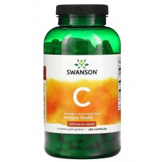 Swanson  維生素/維他命 C  含: 玫瑰果 C-1000mg* 250顆  -    Vitamin C 1000