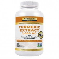 Nature's Lab™  薑黃素萃取 含: 薑黃素C3複合物 *120顆素食膠囊 -Turmeric Extract Curcumin C3 