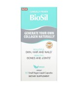 Natural Factors  高活性 矽 BioSil *60顆素食液態膠囊 - 膠原蛋白增生 皮膚 頭髮 指甲 (活性矽)