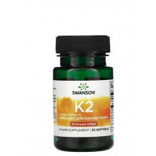  Swanson  天然維生素K2   50mcg*30粒 維他命K2 - Natural Vitamin K2 (Menaquinone-7 from Natto)