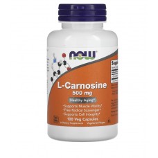 NOW Foods 肌肽 - 500 mg*100 顆素食膠囊- L-Carnosine 支持細胞完整性