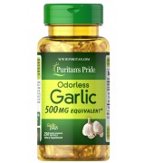  Puritan's Pride  無臭大蒜精 500mg*250粒*2瓶裝 -- Odorless Garlic