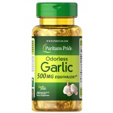  Puritan's Pride  無臭大蒜精 500mg*250粒*2瓶裝 -- Odorless Garlic