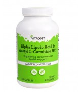  Vitacost  硫辛酸+乙酰左旋肉鹼  *240顆 - Alpha Lipoic Acid & Acetyl L-Carnitine HCl 