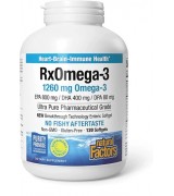 Natural Factors   RxOmega-3  醫藥級 魚油  EPA 400毫克/ DHA 200毫克  *120粒