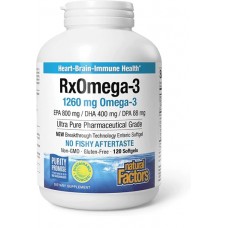 Natural Factors   RxOmega-3  醫藥級 魚油  EPA 400毫克/ DHA 200毫克  *120粒