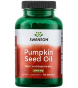 swanson 南瓜子油  1000mg * 100粒 Pumpkin Seed Oil 南瓜籽油