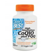 Doctor's Best CoQ10 +PQQ *60顆 - 含:BioPerine® 粒體產生/中樞神經/細胞能量