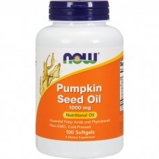 NOW Foods  天然 南瓜子油 (南瓜籽油) 1000mg*100粒~Pumpkin Seed Oil