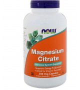 NOW Foods   檸檬酸鎂   *240顆素食膠囊 -  Magnesium Citrate