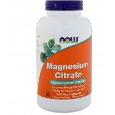 NOW Foods   檸檬酸鎂   *240顆素食膠囊 -  Magnesium Citrate