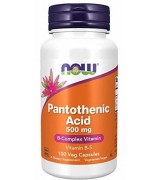  NOW Foods  泛酸 維他命B 5 - 500mg*100顆 - Pantothenic Acid  維生素B5