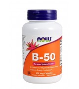  NOW Foods 維他命B-50 (維生素B群) 50 mg* 100顆 素食膠囊 b50