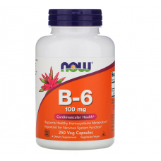  NOW Foods  維他命 B-6   100毫克*250顆 - 維生素 B6