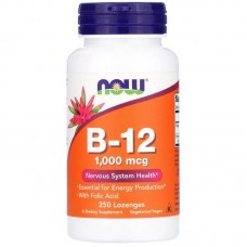  NOW Foods 維他命B12 *1000 mcg* 250 錠 - 維生素B 12 Vitamin B-12