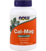  NOW Foods  綜合維他命B群+ 維他命C + 鈣 鎂 *100 錠 - Cal-Mag 維生素B群 維生素C