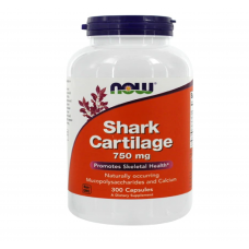  NOW Foods  鯊魚軟骨 (含鈣.磷.黏多醣) 750 mg *300顆 Shark Cartilage