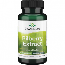 swanson 山桑子萃取 60mg *120顆 - Bilberry Extract