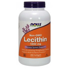 **暫缺** 天然濃縮大豆卵磷脂-- 1200 mg*200粒 ~ Lecithin 非基因改造