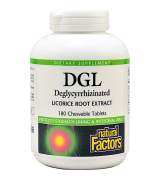 Natural Factors DGL 甘草根萃取物 *90錠 - Deglycyrrhizinated Licorice Root Extract 護胃/護腸壁