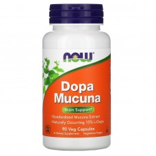   NOW Foods    Dopa Mucuna   *90顆素食膠囊 - 含: 15%多巴胺前驅物