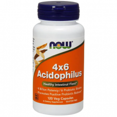 NOW Foods LP 4X6 優勢複合益生菌 *120顆 - Acidophilus ( 嗜酸乳 乳酸菌 )