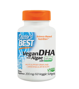 Doctor's Best   海藻萃取  DHA  200 mg * 60顆素食 - Vegetarian DHA from Algae