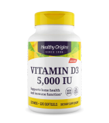 Healthy Origins 維生素D3 - 5,000 IU* 120粒 - Vitamin D3