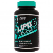 **全新版**Nutrex  Research  黑天使女性專用 超濃縮款燃脂劑 Lipo-6 *60顆 - Lipo 6 Black, Hers 含超濃縮燃燒脂肪配方