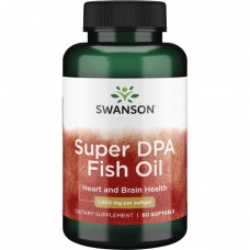 swanson DPA  Omega-3  魚油  *60粒 - Super DPA Fish Oil  