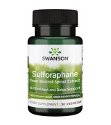 Swanson  100％純天然  蘿蔔硫素   綠色花椰菜萃取20:1   400mcg *60顆素食膠囊  - Sulforaphane from Broccoli - 100% Natural