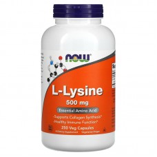  Now Foods   左旋離氨酸  (500 mg *250顆) - L-Lysine 離胺酸 賴氨酸 賴胺酸 