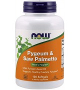  NOW Foods    男性雙效配方 非洲刺李 + 鋸棕櫚  *120 粒 - Pygeum & Saw Palmetto, Men's Health