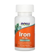  Now Foods 鐵 Iron  (18mg*120顆) -素食膠囊