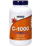 NOW Foods  維他命 C +柑橘類黃酮 1000 mg* 250顆 ~ C-1000 維生素 C