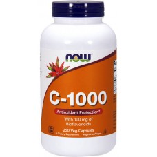 NOW Foods  維生素/維他命 C +柑橘類黃酮 1000 mg* 250顆 ~ C-1000 維生素 C