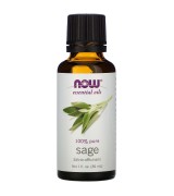 NOW Foods 100%純 鼠尾草精油 * 1 oz (30ml) ~ Sage Essential Oils 舒緩