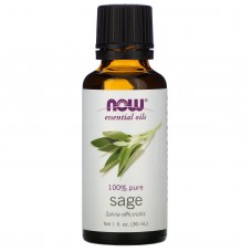 NOW Foods 100%純 鼠尾草精油 * 1 oz (30ml) ~ Sage Essential Oils 舒緩