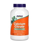  NOW Foods  檸檬酸鈣 *250錠 - 添加維他命D 鎂 鋅 銅 錳 Calcium Citrate