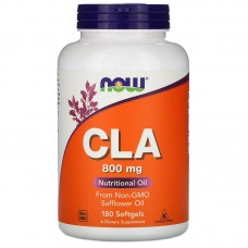 NOW Foods 共軛亞麻油酸~ CLA (天然紅花籽油) 800 mg* 180粒