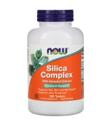 NOW Foods   二氧化矽複方  馬尾草萃取  *180錠 - Silica Complex 保養-頭髮-皮膚-指甲