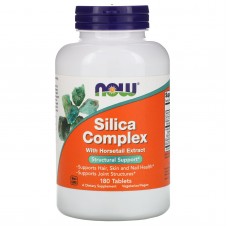  **暫缺** NOW Foods   二氧化矽複方  馬尾草萃取  *180錠 - Silica Complex 保養-頭髮-皮膚-指甲